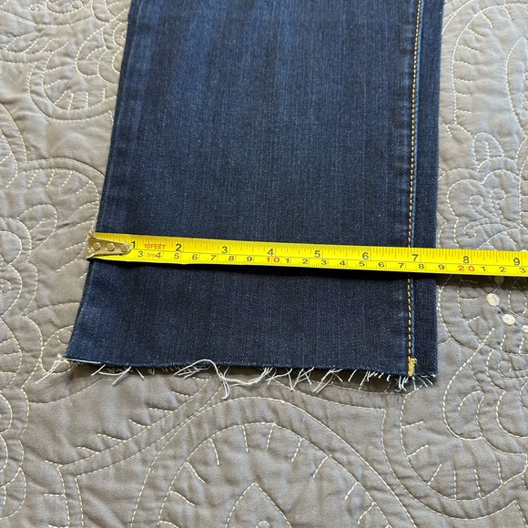 Seven7 Women’s Blue Tower Straight Crop Jeans NWT Size 4 - Picture 10 of 11